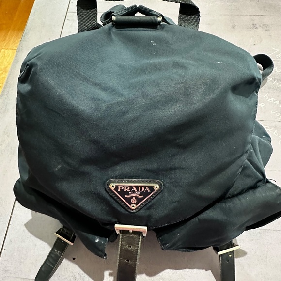 Navy Nylon Backpack - Picture 4 of 16